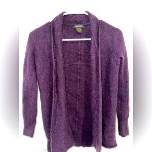 Philosophy Dane Lewis Purple Cashmere Cardigan